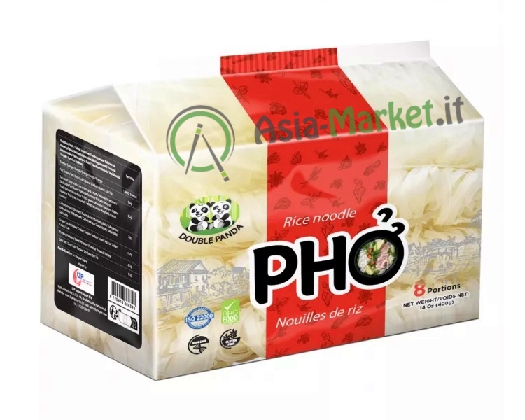 Tagliatelle di riso per Phò\' - Double Panda 400g. (8 porzioni)